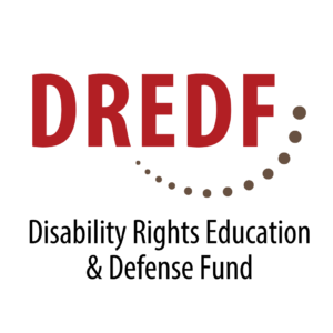 Disability Rights Education and Defense Fund logo.